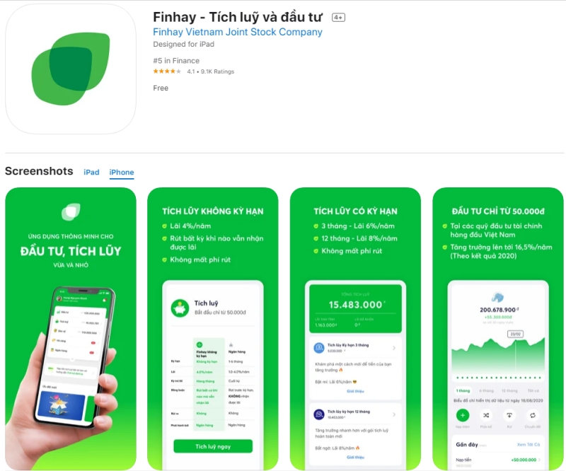 Tổng hợp 5 App đầu tư sinh lời mới nhất